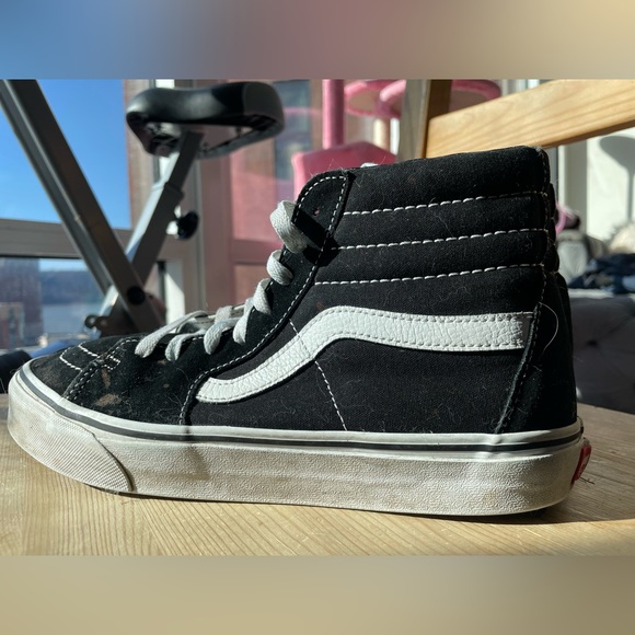 Vans Skateboard Shoe Off The Wall Hi Top Size 10.5 Men/9 Suede Canvas Bl… - Picture 6 of 15